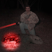Load image into Gallery viewer, LUMENSHOOTER LS250 Long Range Hunting Light Kit, Green Red White Interchangeable LED Modules, Predator Flashlight for Coyote Hog Fox and Varmint