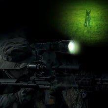 Load image into Gallery viewer, LUMENSHOOTER LS250 Long Range Hunting Light Kit, Green Red White Interchangeable LED Modules, Predator Flashlight for Coyote Hog Fox and Varmint