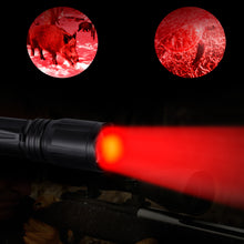 Load image into Gallery viewer, LUMENSHOOTER C4 3AAA Multicolor Flashlight, Zoomable Green Red Blue White Tactical Flashlights (Batteries Not Included)