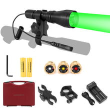 Load image into Gallery viewer, LUMENSHOOTER LS350 Predator Hunting Light Kit,Green Red White Amber Interchangeable LED Modules, for Coyote Hog Fox and Varmint