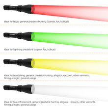Load image into Gallery viewer, LUMENSHOOTER LS350 Predator Hunting Light Kit,Green Red White Amber Interchangeable LED Modules, for Coyote Hog Fox and Varmint