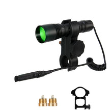 Load image into Gallery viewer, LUMENSHOOTER S2plus Scope Mounted Hunting Light Kit, Interchangeable Green Red White LED Modules, Zoomable Flashlight for Coyote Predator Varmint Hog