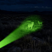 Load image into Gallery viewer, LUMENSHOOTER LS250 Long Range Hunting Light Kit, Green Red White Interchangeable LED Modules, Predator Flashlight for Coyote Hog Fox and Varmint
