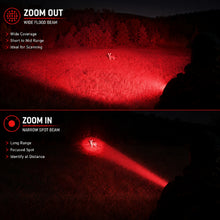 Load image into Gallery viewer, LUMENSHOOTER A8Plus Zoomable Hunting Light Kit, Green White Infrared 850nm Red LED Flashlights, for Predator Coyote Hog Fox Varmint